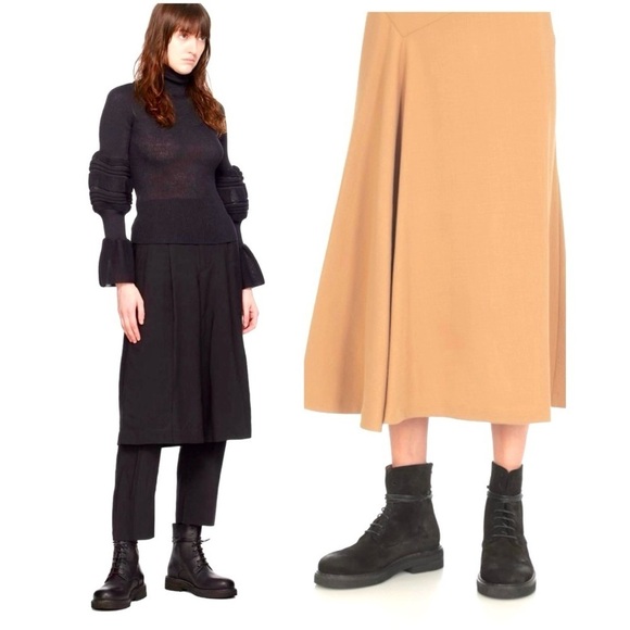 MARSELL PARRUCCA NABUCK SUEDE LEATHER ZIPPED COMBAT BOOTS BOOTIES BLACK SIZE 6 - Picture 2 of 14